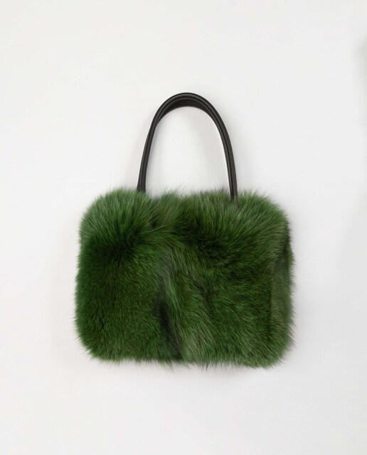 Imagen 0 de Bolso de multiposición de pelo de zorro