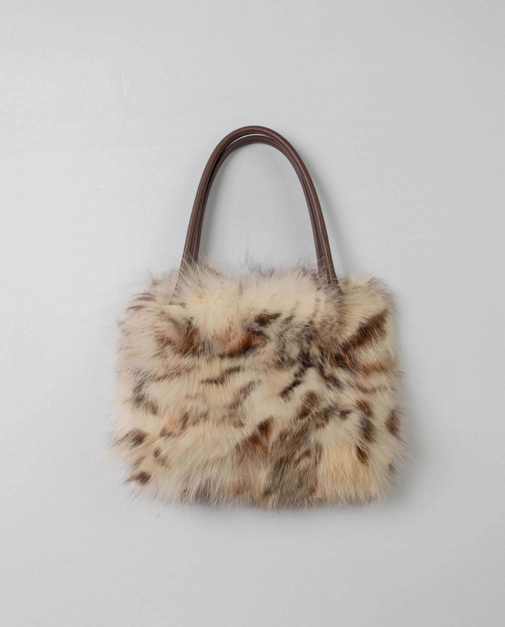 Bolso de multiposición de pelo de zorro - De la Roca - Beige Beige-1