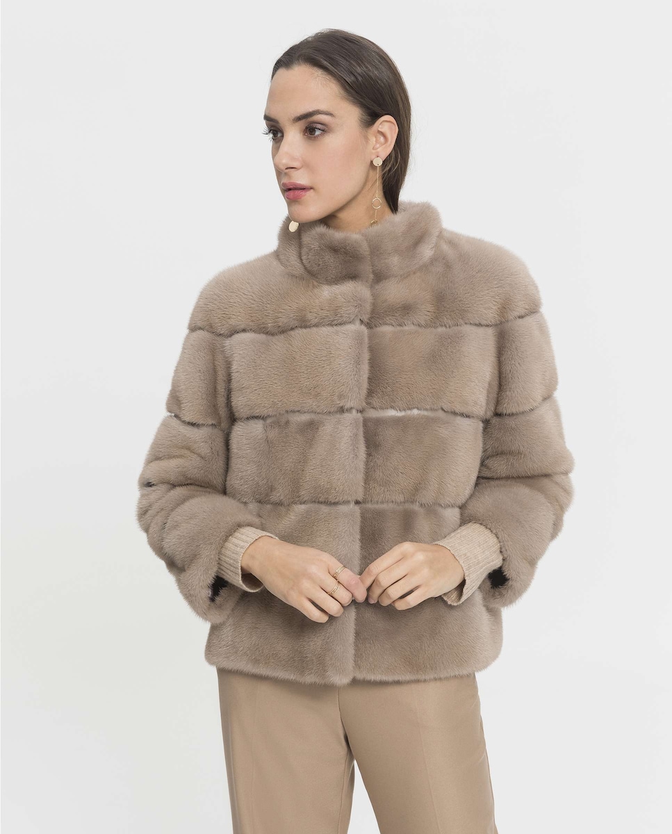 Abrigo de pelo de mujer corto de visón · De la Roca · El Corte Inglés