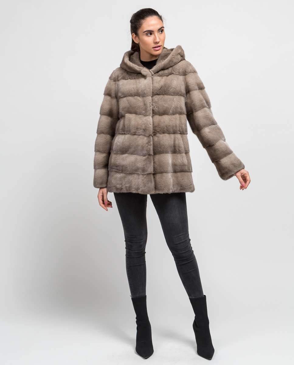 Marrón Abrigos De Piel Modernos Faux Fur Coat Abrigo Corto Pelo