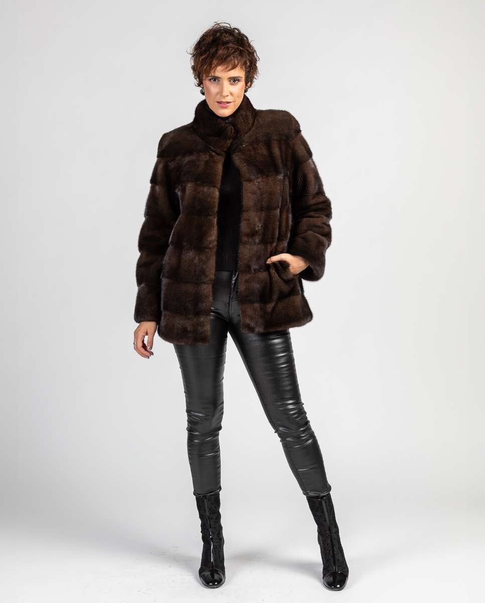 Pelo Abrigo De Piel Corto Abrigo Corto De Pelo De Mujer De Petit