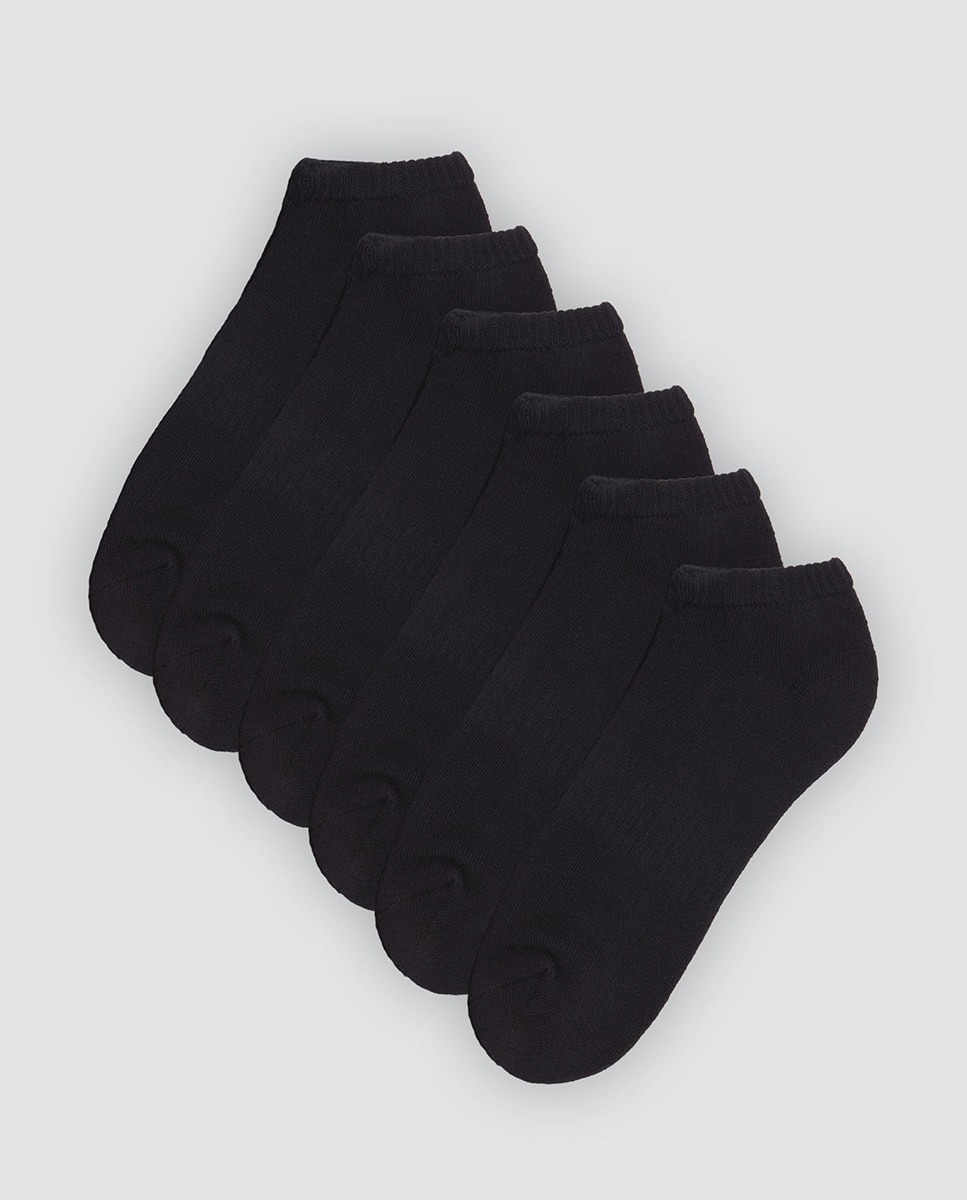 Pack 3 calcetines deportivos - Ysabel Mora - Negro Negro-2