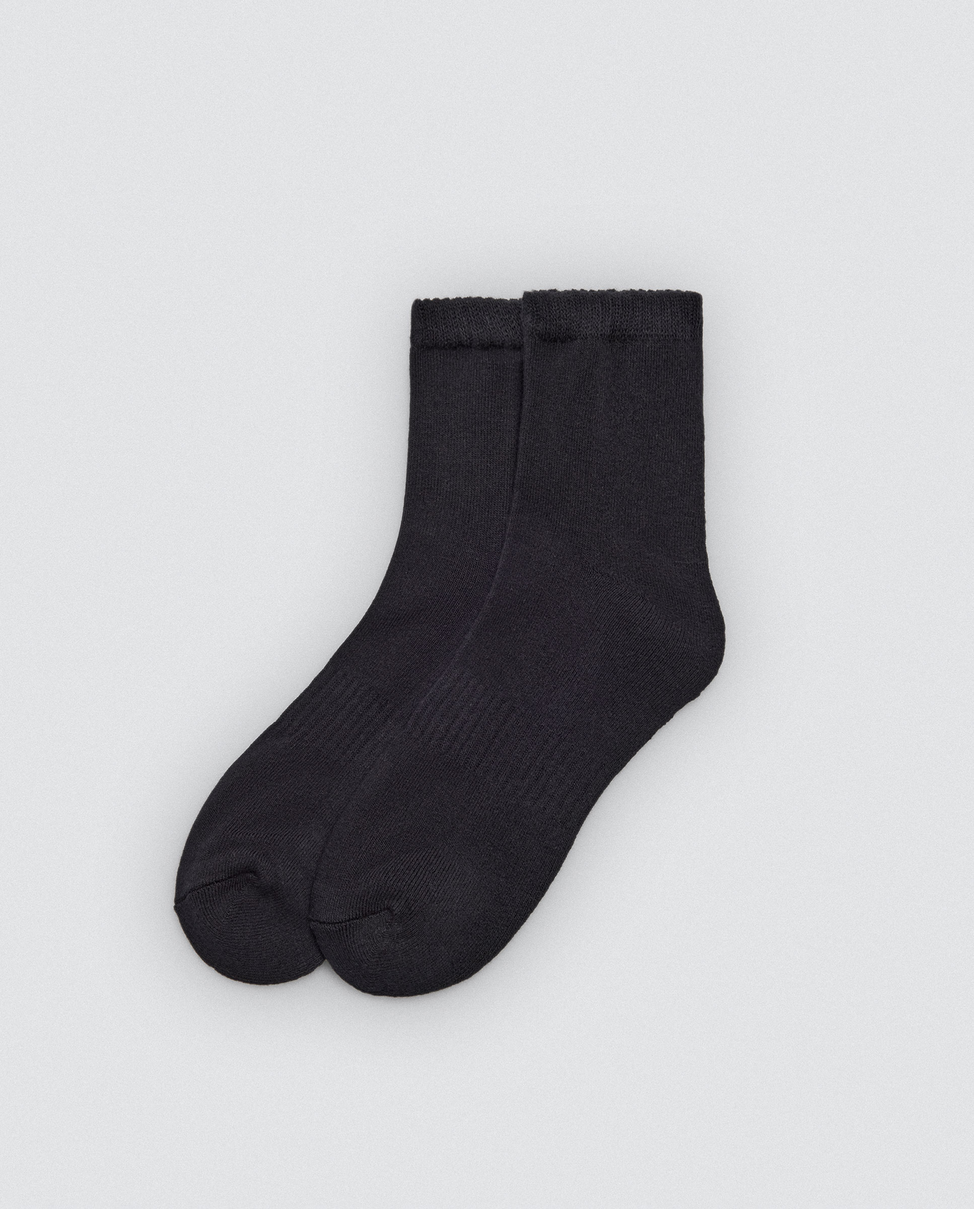 Pack 3 calcetines deportivos de rizo tonos oscuros - Ysabel Mora - Negro Negro-2