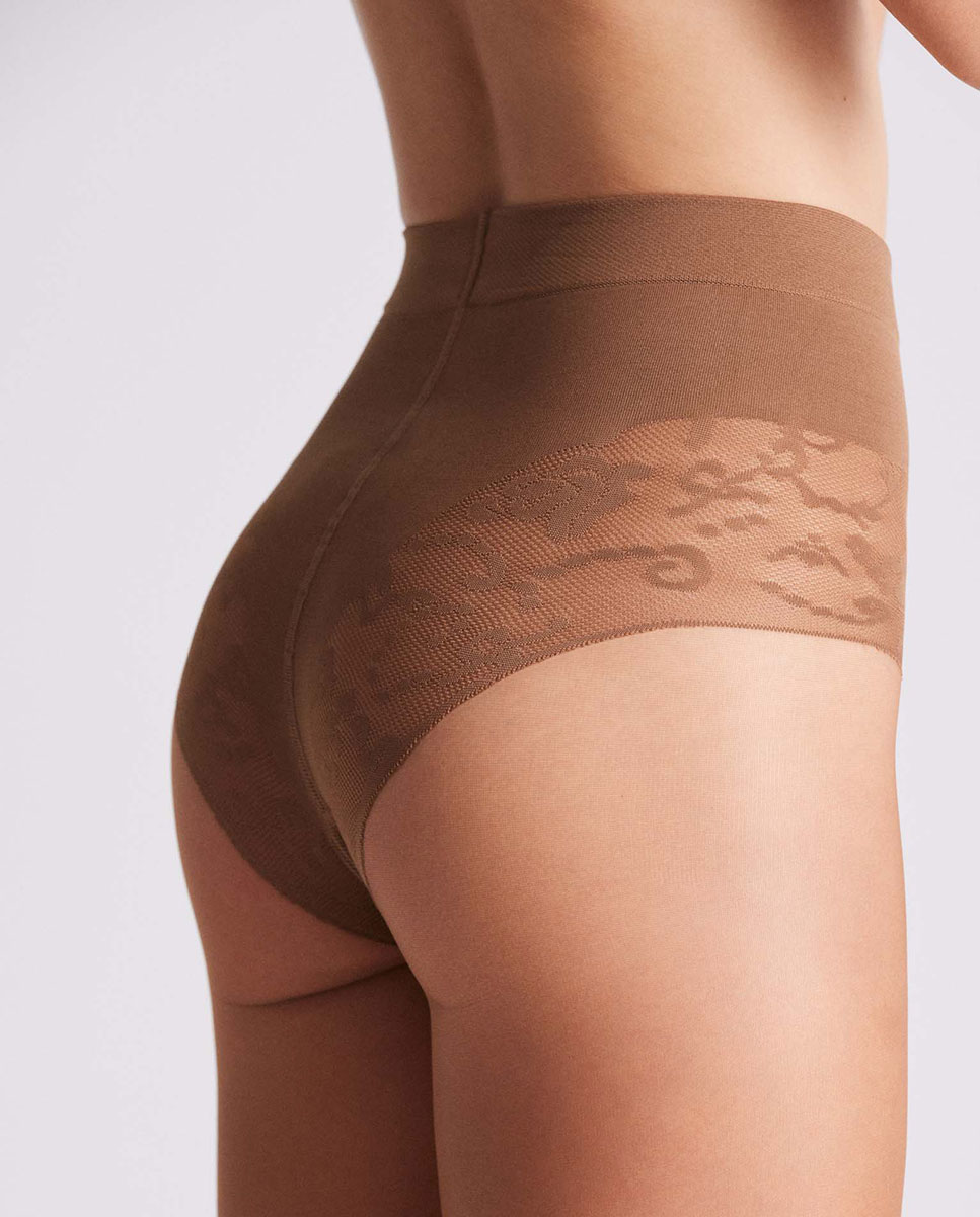 Panty reductor 10 denier - Ysabel Mora - Tabaco Tabaco-4