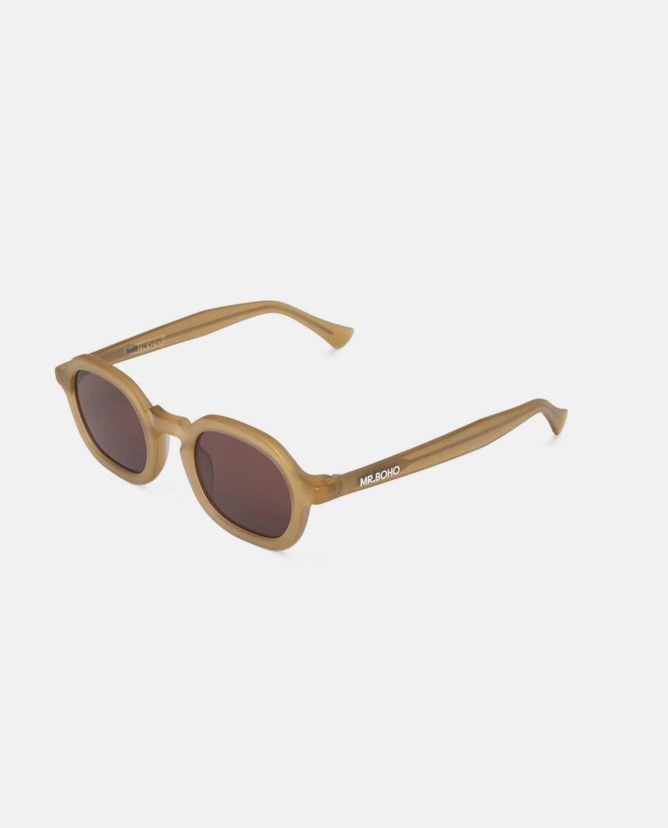 Gafas de sol unisex con montura de acetato multicolor - Mr. Boho - Madera Madera-2