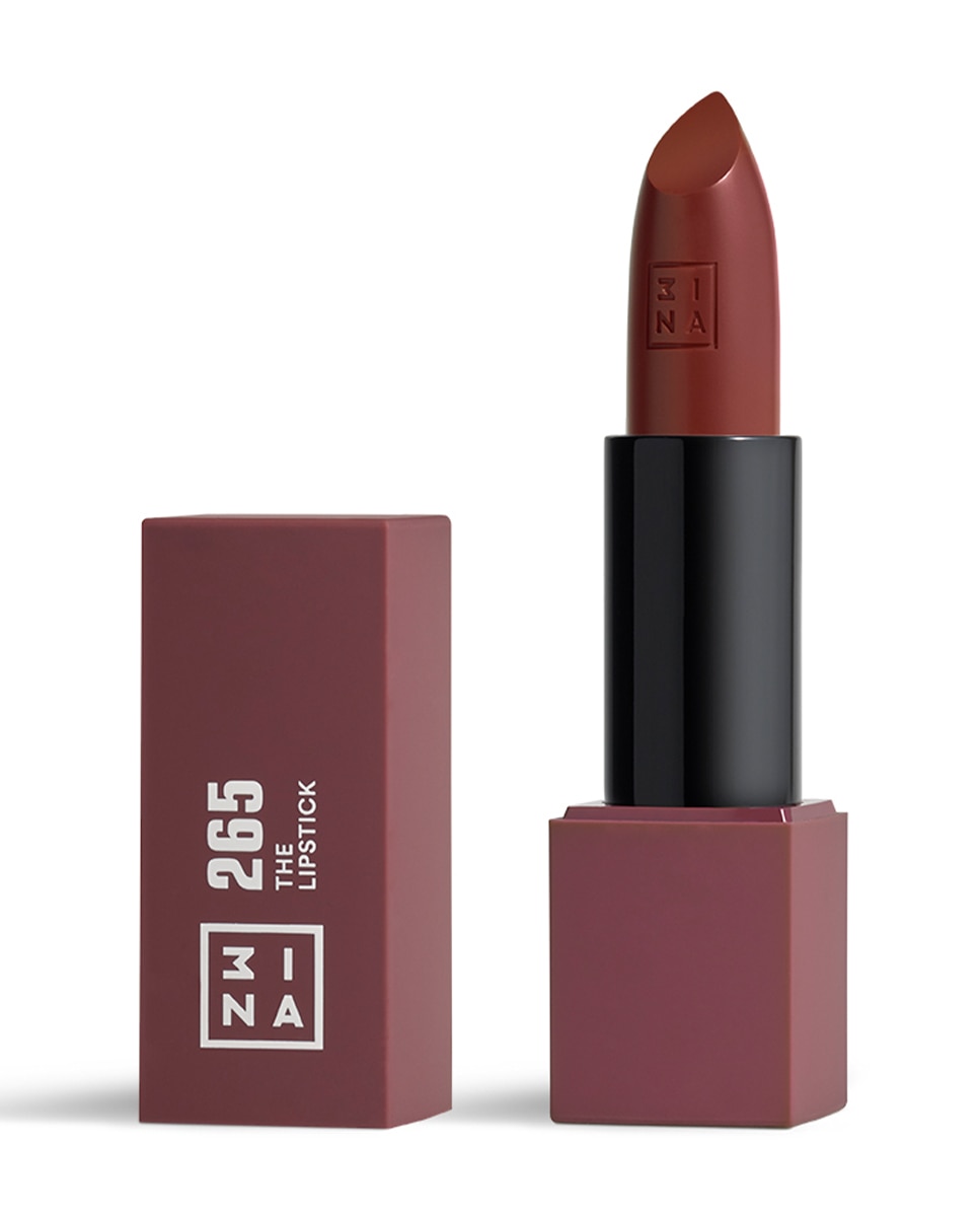 3ina Makeup - The Lipstick 265 - Marron Mat - Rouge À Lèvres Marron Mat Avec Vitamin E Et Beurre De Karité - Rouge À Lèvres Couleur Ultra-Pigmentée Avec Parfum Vanille - Vegan - Cruelty Free Marron