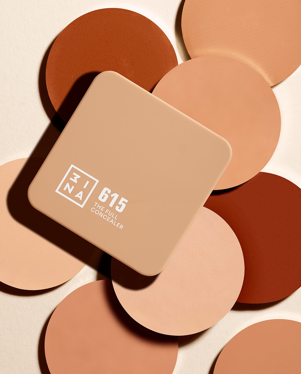 Imagen 3 de Corrector cremoso de alta cobertura y acabado mate natural The Full Concealer 3INA - 615 2 gr 615