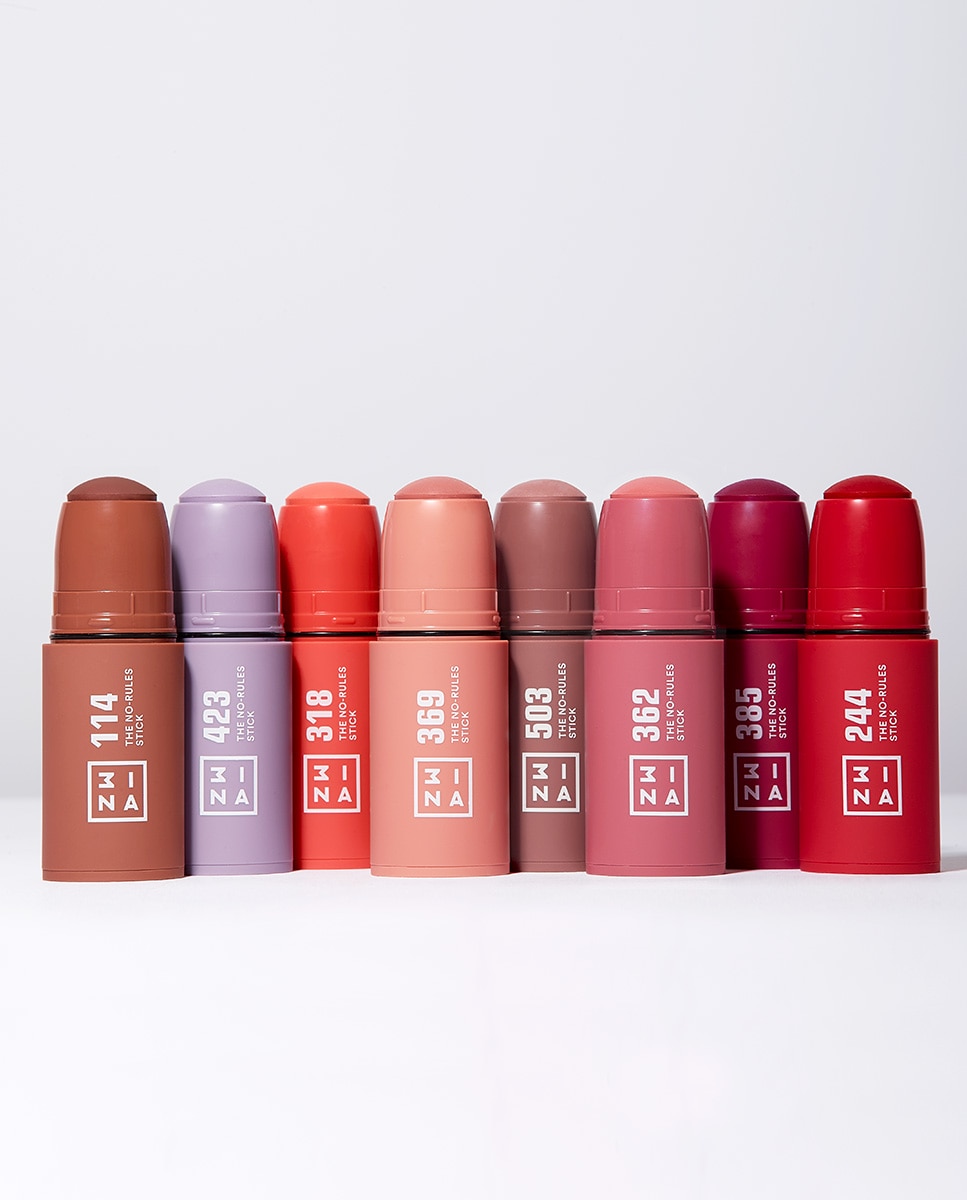 Barra multiusos 3 en 1: labios, mejillas, ojos The No-Rules Stick 3INA - 318 5 gr 318-4