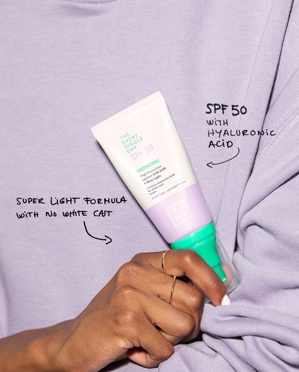 Imagen 2 de Crema protectora con SPF 50 The Every Single Day SPF50 3INA - 50 ml