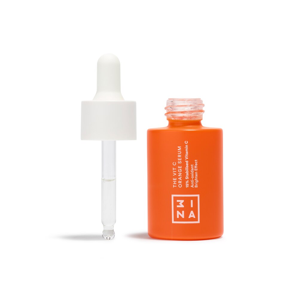 Sérum facial con un 15 % de Vitamina C estabilizada The Vit C Orange Serum 3INA