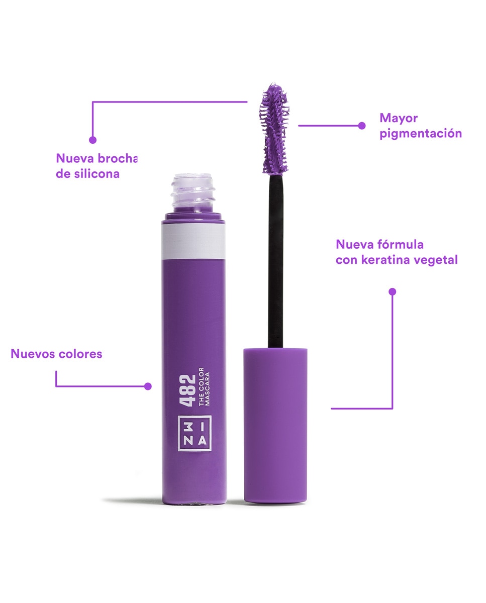 Máscara de pestañas The Color Mascara 3INA - 482 14 ml 482-5