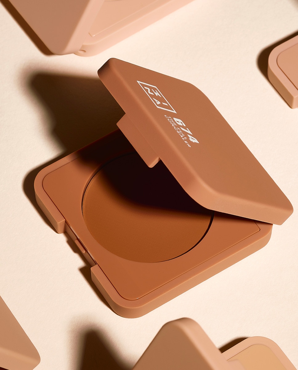 Imagen 5 de Corrector cremoso de alta cobertura y acabado mate natural The Full Concealer 3INA - 674 2 gr 674