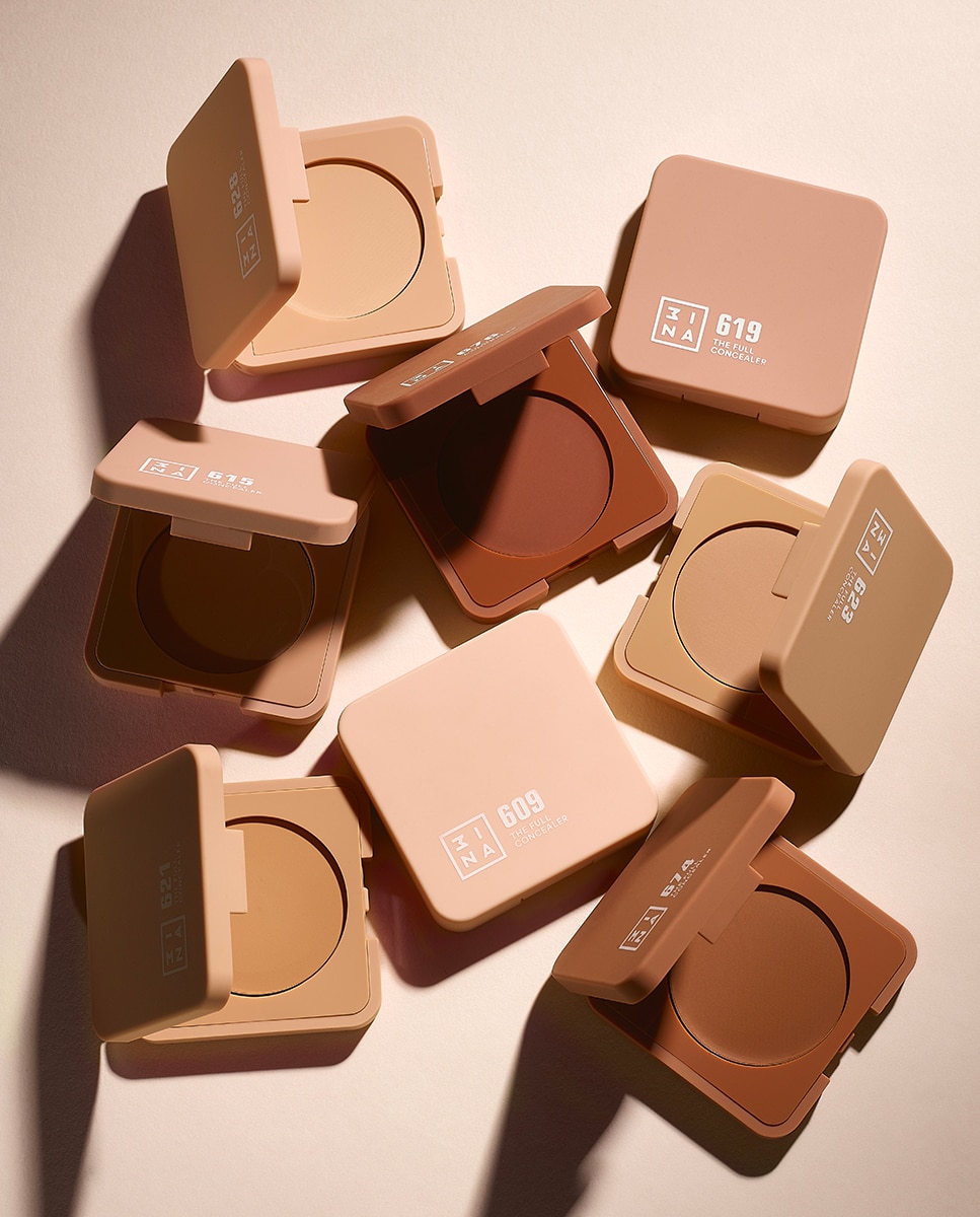 Imagen 5 de Corrector cremoso de alta cobertura y acabado mate natural The Full Concealer 3INA - 676 2 gr 676