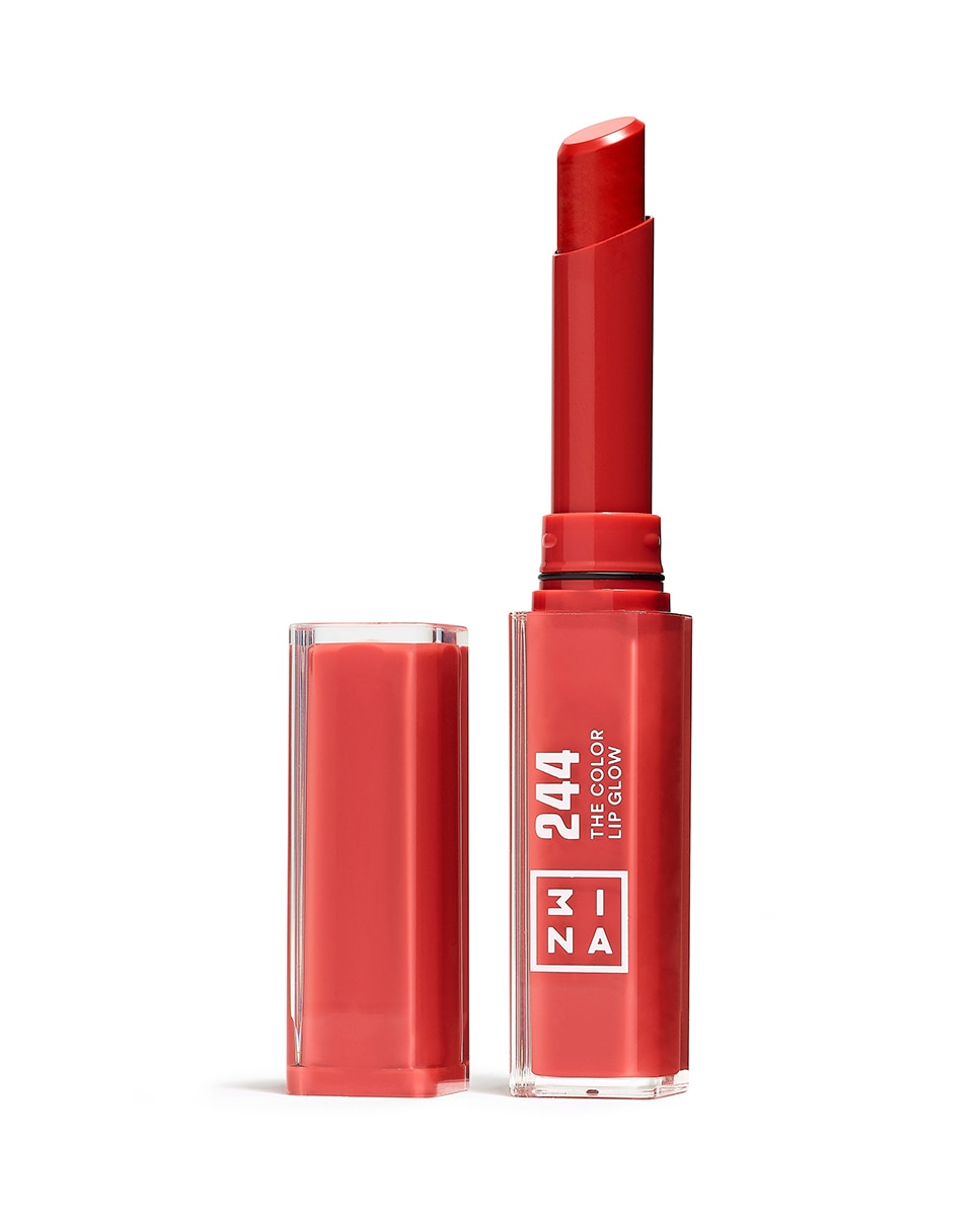 Labial hidratante de color y acabado glow The Color Lip Glow 3INA - 244 1.6 g 244-1