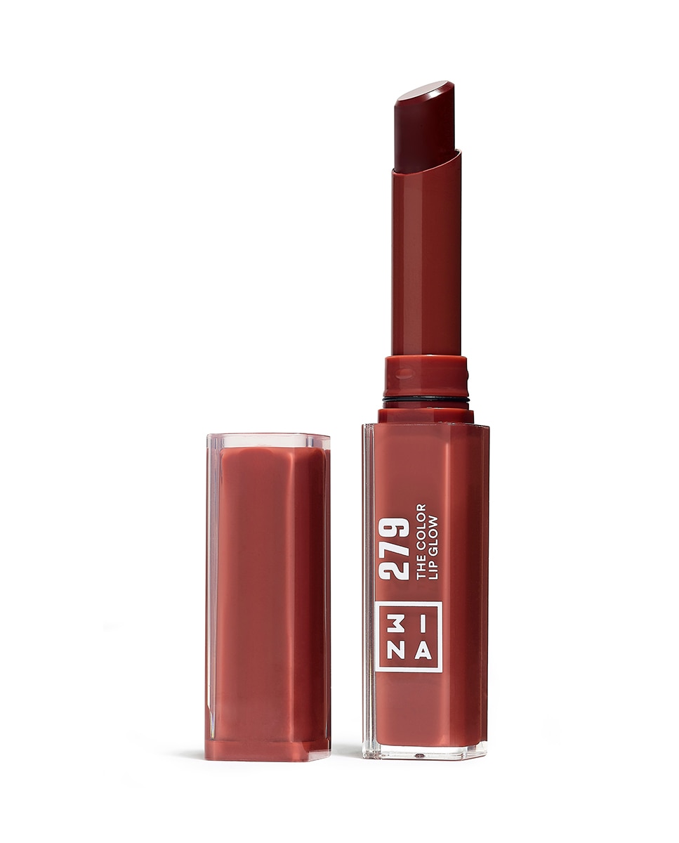 Labial hidratante de color y acabado glow The Color Lip Glow 3INA - 279 1.6 g 279-1