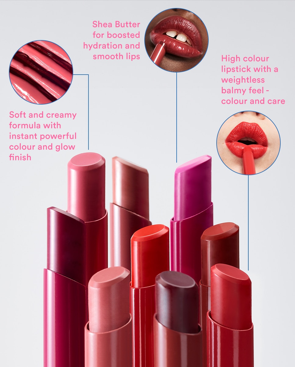 Labial hidratante de color y acabado glow The Color Lip Glow 3INA - 371 1.6 g 371-4