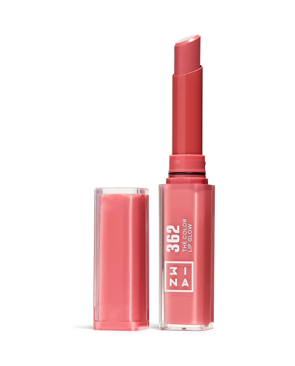 Labial hidratante de color y acabado glow The Color Lip Glow 3INA