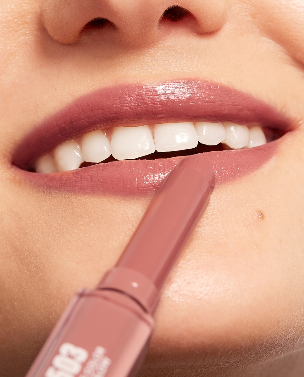 Labial hidratante de color y acabado glow The Color Lip Glow 3INA - 503 1.6 g 503-2