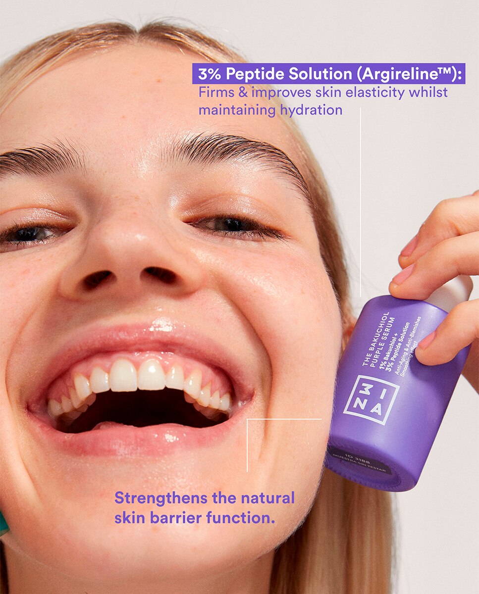 Sérum ligero con 1% de Bakuchiol The Bakuchiol Purple Serum 3INA - 30 ml 3