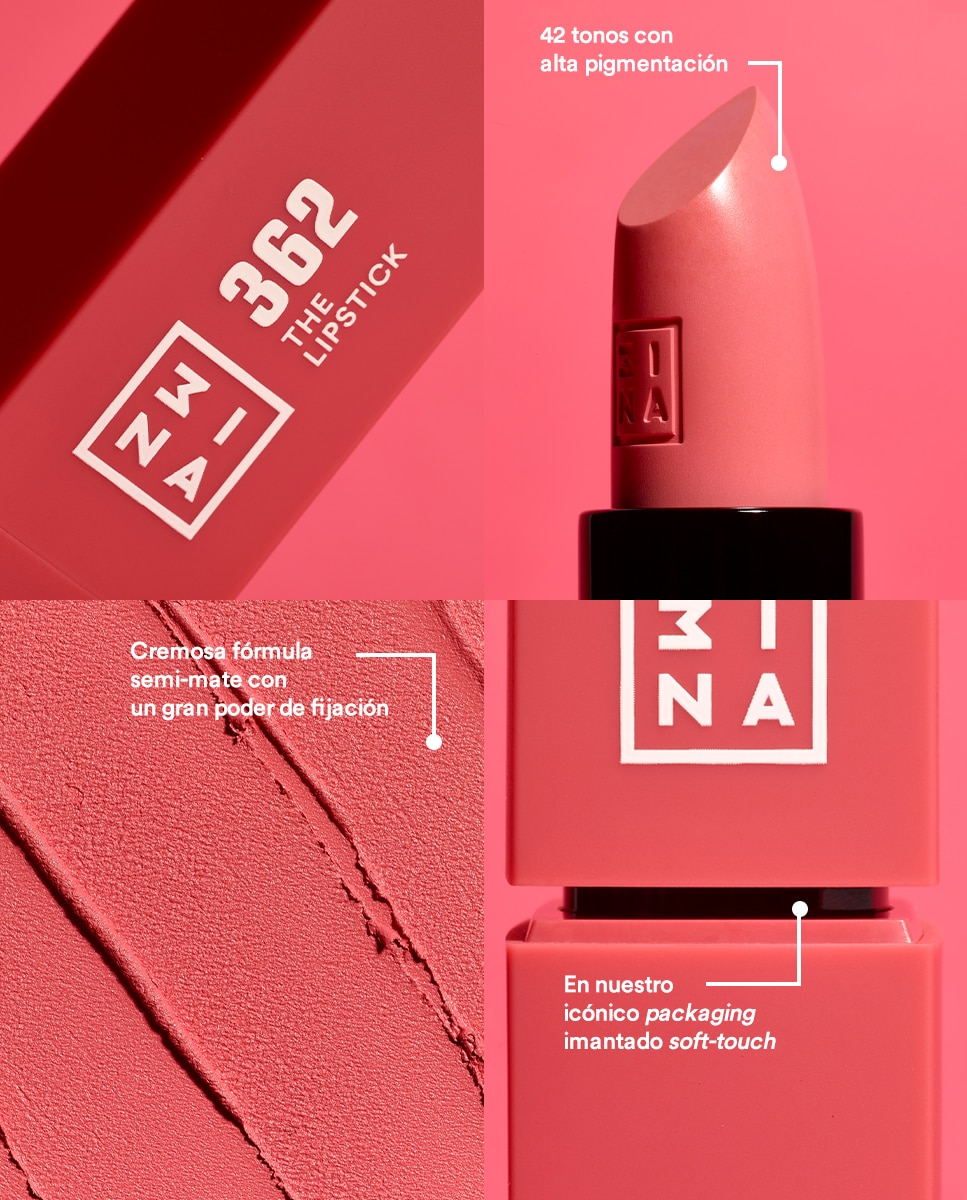 Barra de labios The Lipstick MINI tamaño viaje 1,2g 3INA - 1 g 5
