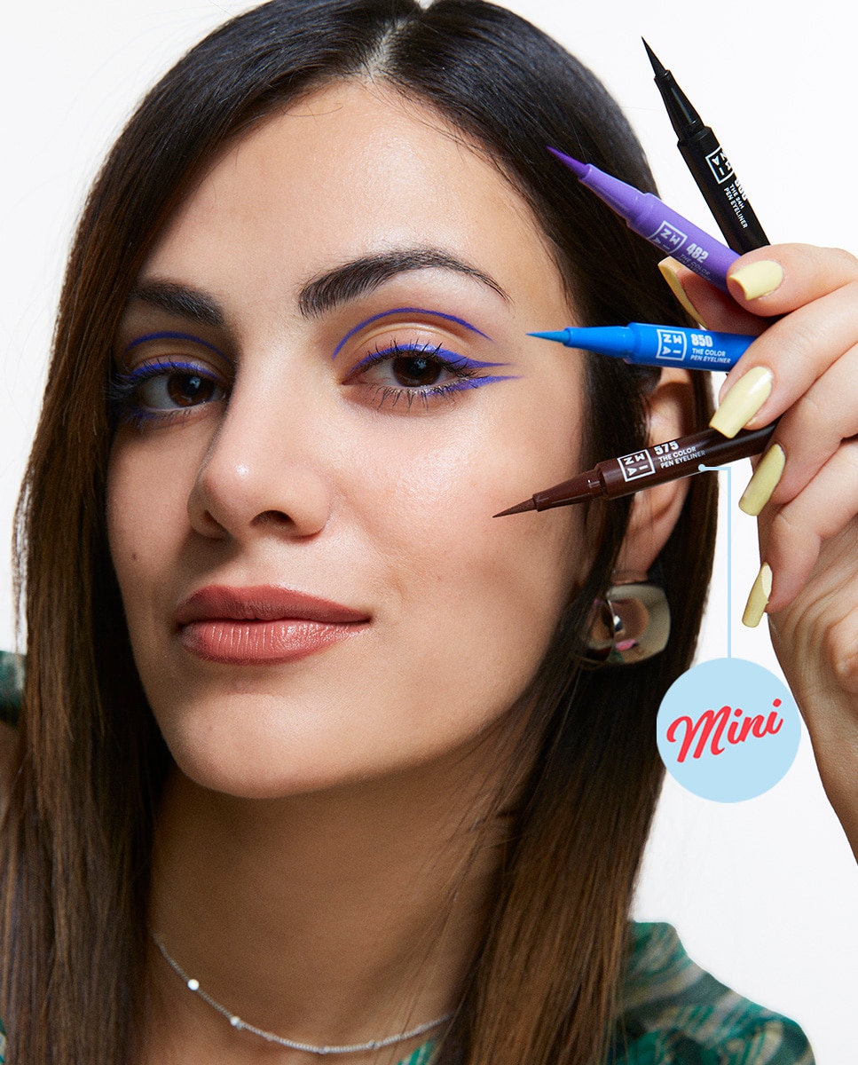 Imagen 3 de Eyeliner The 24H Pen Eyeliner MINI tamaño viaje 0,6ml 3INA - 0,6 ml
