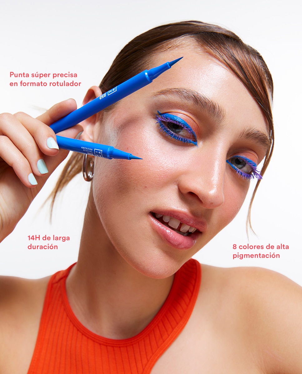 Eyeliner The Color Pen Eyeliner MINI tamaño viaje 0,6ml 3INA - 0,6 ml 3