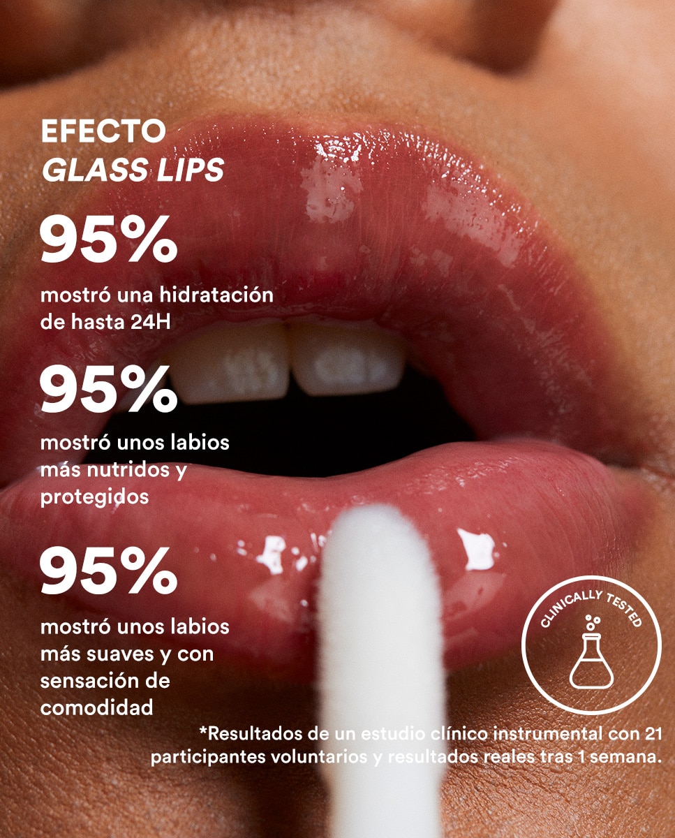Imagen 2 de Aceite labial ligero super hidratante 24H The Color Lip Oil 4ml 3INA - 100 100