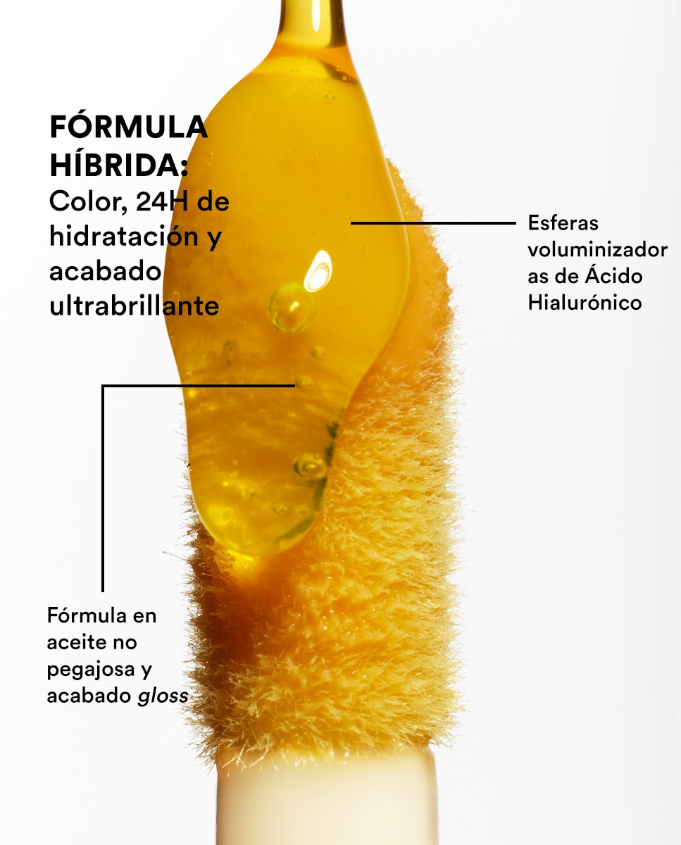 Imagen 3 de Aceite labial ligero super hidratante 24H The Color Lip Oil 4ml 3INA - 137 137