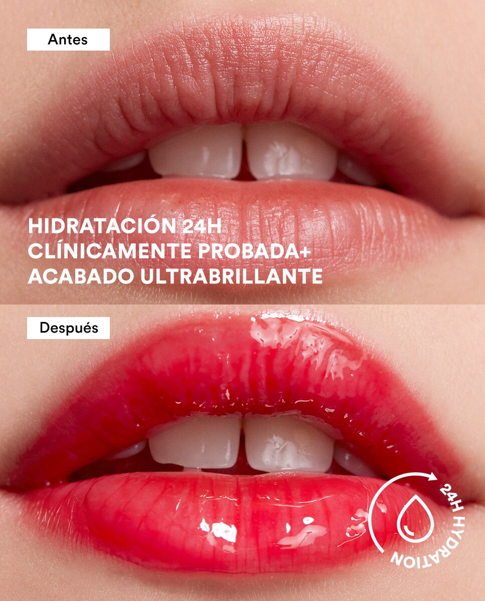 Imagen 4 de Aceite labial ligero super hidratante 24H The Color Lip Oil 4ml 3INA - 137 137