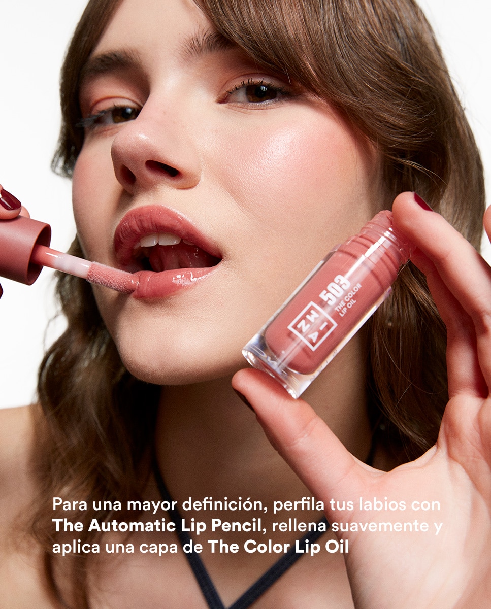 Imagen 5 de Aceite labial ligero super hidratante 24H The Color Lip Oil 4ml 3INA - 503 503