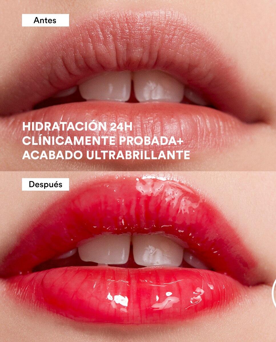 Imagen 4 de Aceite labial ligero super hidratante 24H The Color Lip Oil 4ml 3INA - 575 575