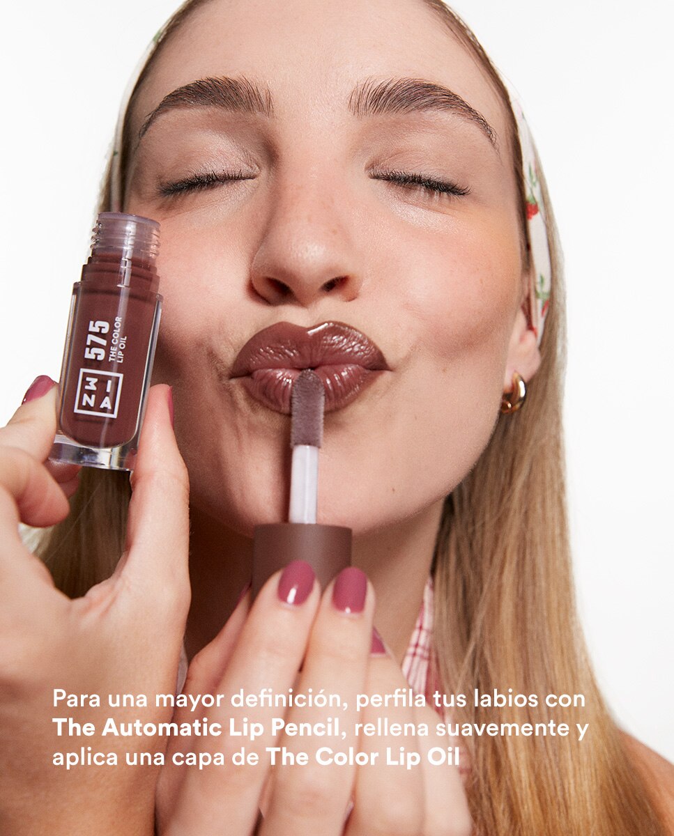 Imagen 5 de Aceite labial ligero super hidratante 24H The Color Lip Oil 4ml 3INA - 575 575