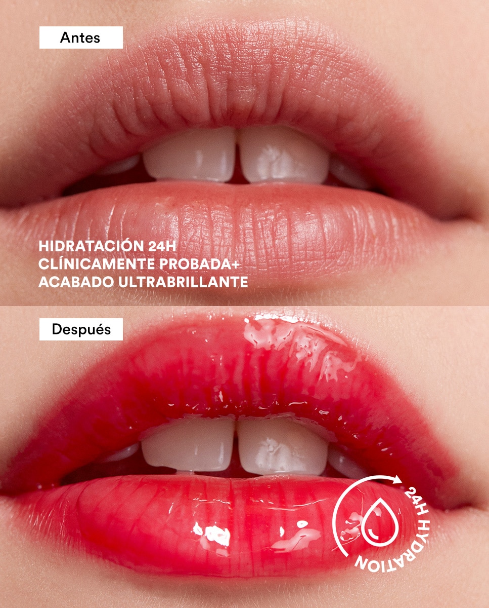Imagen 4 de Aceite labial ligero super hidratante 24H The Color Lip Oil 4ml 3INA - 900 900