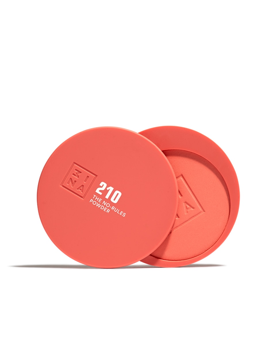 Polvo compacto de color 3 en 1 para ojos, labios y mejillas The No-Rules Powder 3INA - 210 210-1