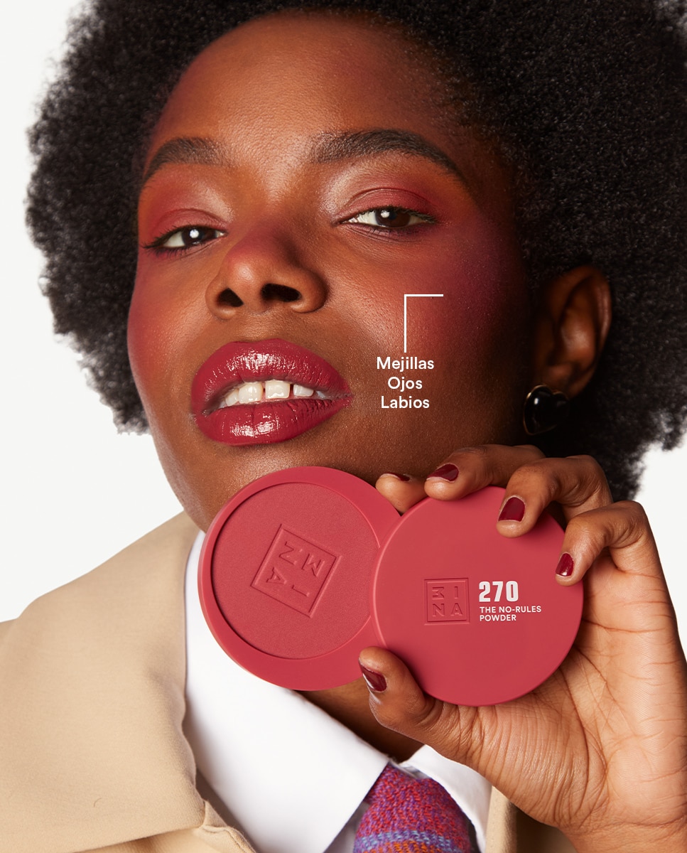 Polvo compacto de color 3 en 1 para ojos, labios y mejillas The No-Rules Powder 3INA - 270 270-2