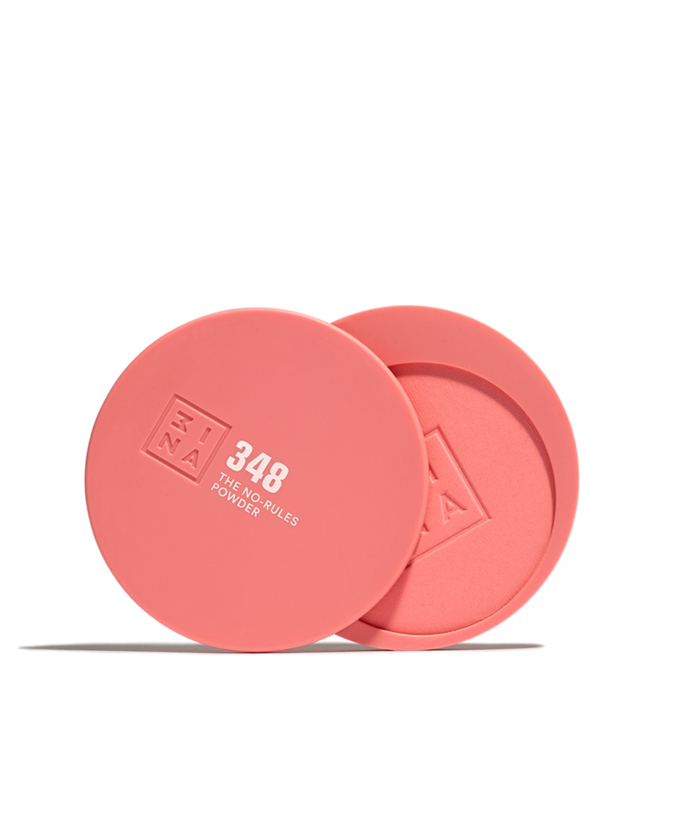 Polvo compacto de color 3 en 1 para ojos, labios y mejillas The No-Rules Powder 3INA - 348 348-1