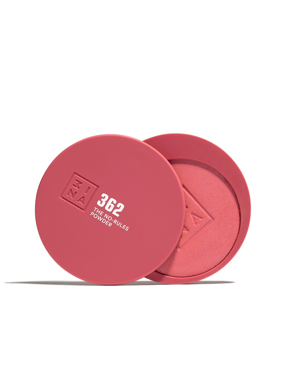 Polvo compacto de color 3 en 1 para ojos, labios y mejillas The No-Rules Powder 3INA - 362 362-1