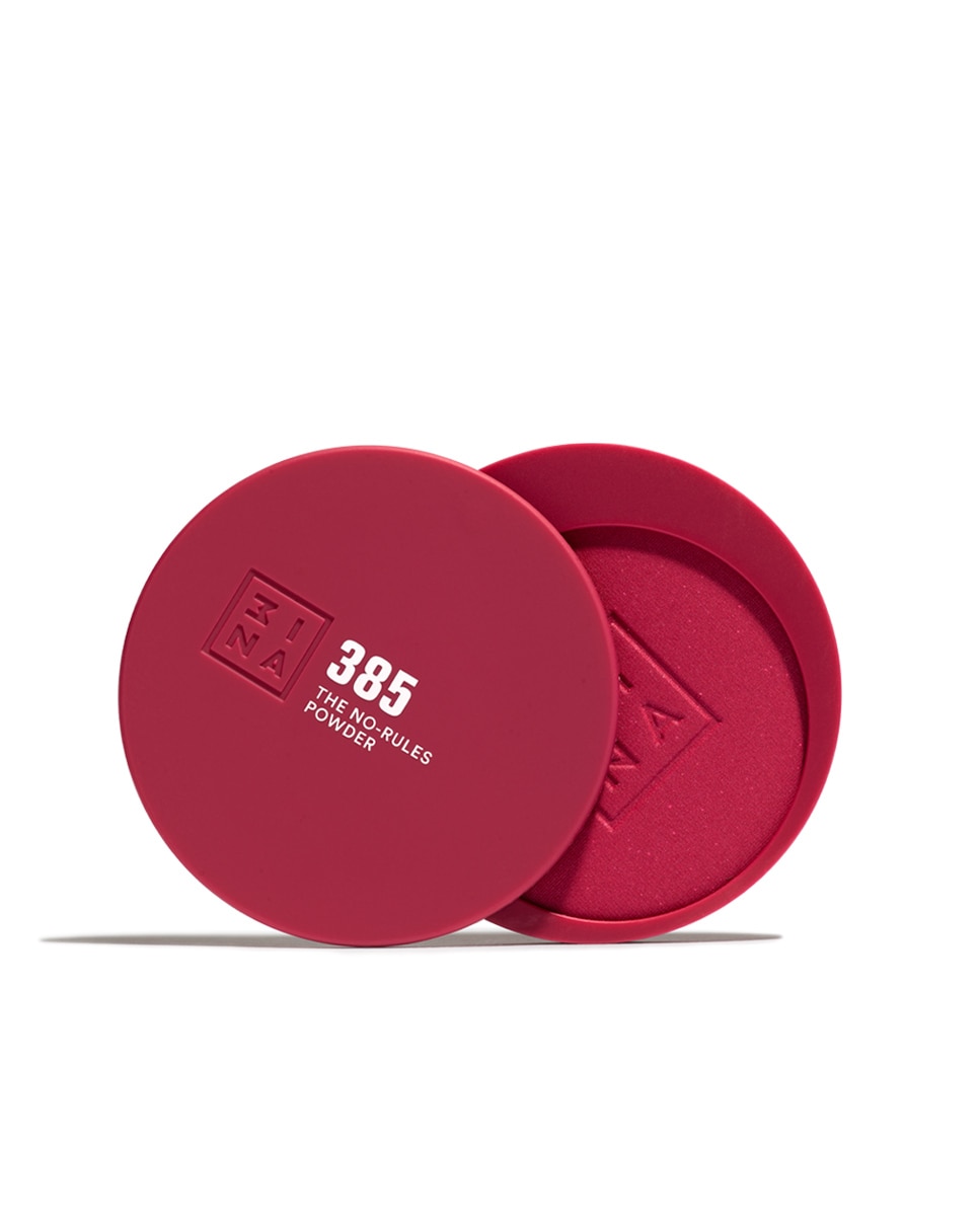Polvo compacto de color 3 en 1 para ojos, labios y mejillas The No-Rules Powder 3INA - 385 385-1