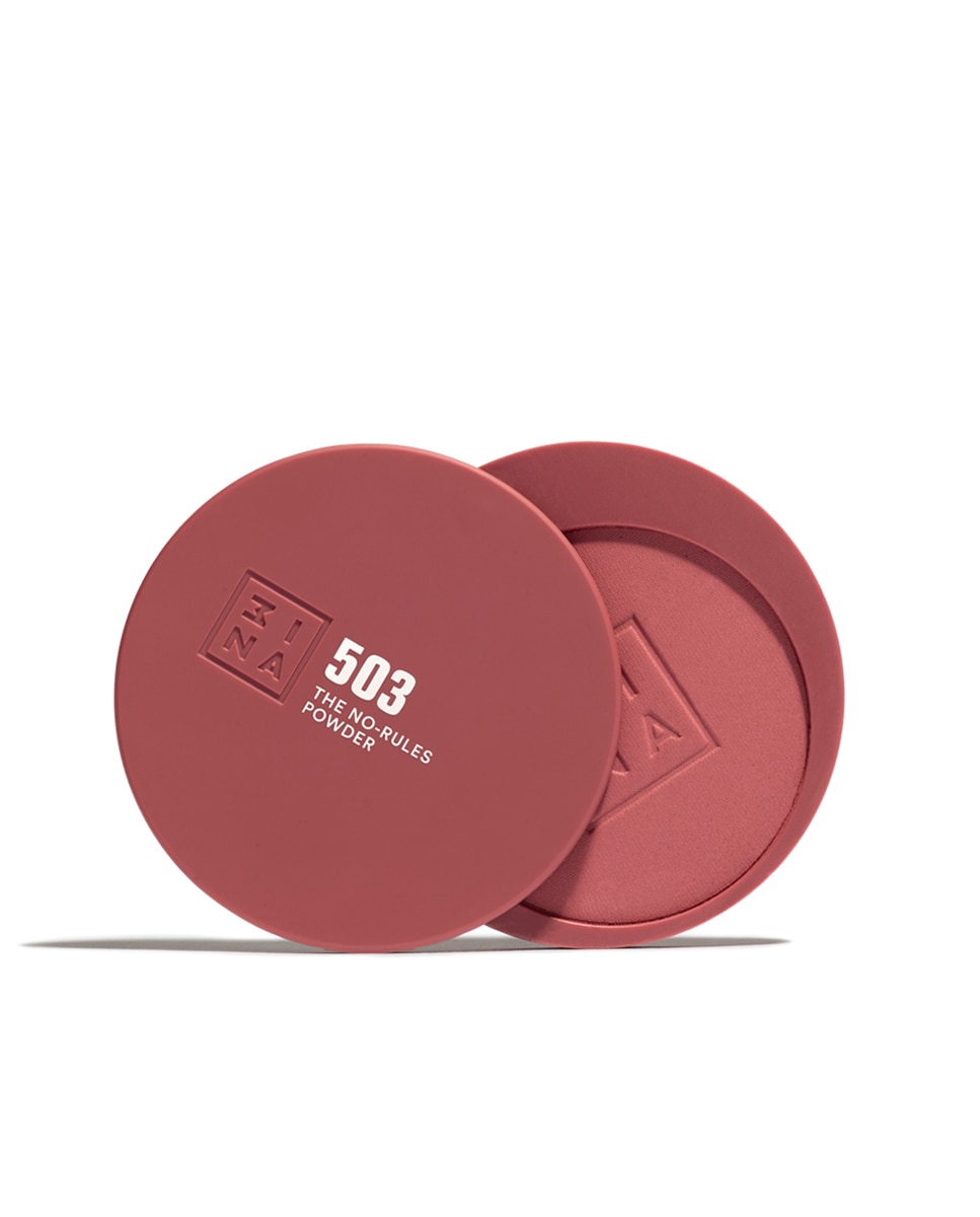 Polvo compacto de color 3 en 1 para ojos, labios y mejillas The No-Rules Powder 3INA - 503 503-1