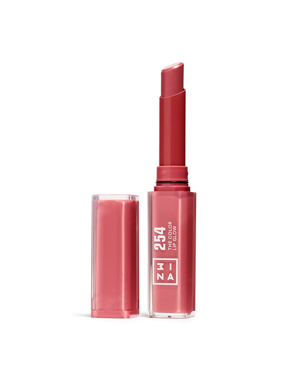 Labial hidratante de color y acabado glow The Color Lip Glow 3INA 254-1
