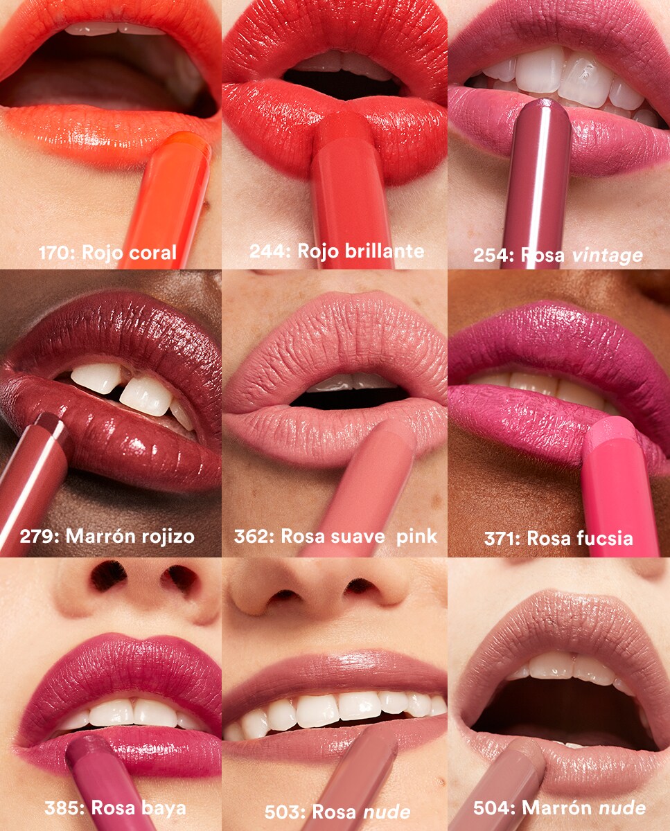 Labial hidratante de color y acabado glow The Color Lip Glow 3INA 254-4