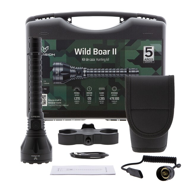 Imagen 0 de Linterna Wild Boar II con kit de caza B-Vision