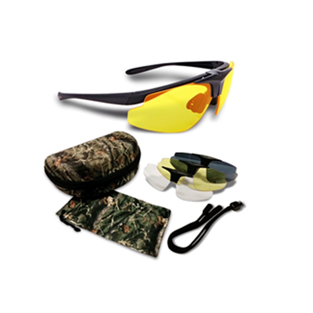 Imagen 2 de Gafas de caza con cristales intercambiables Shilba - Negro Negro