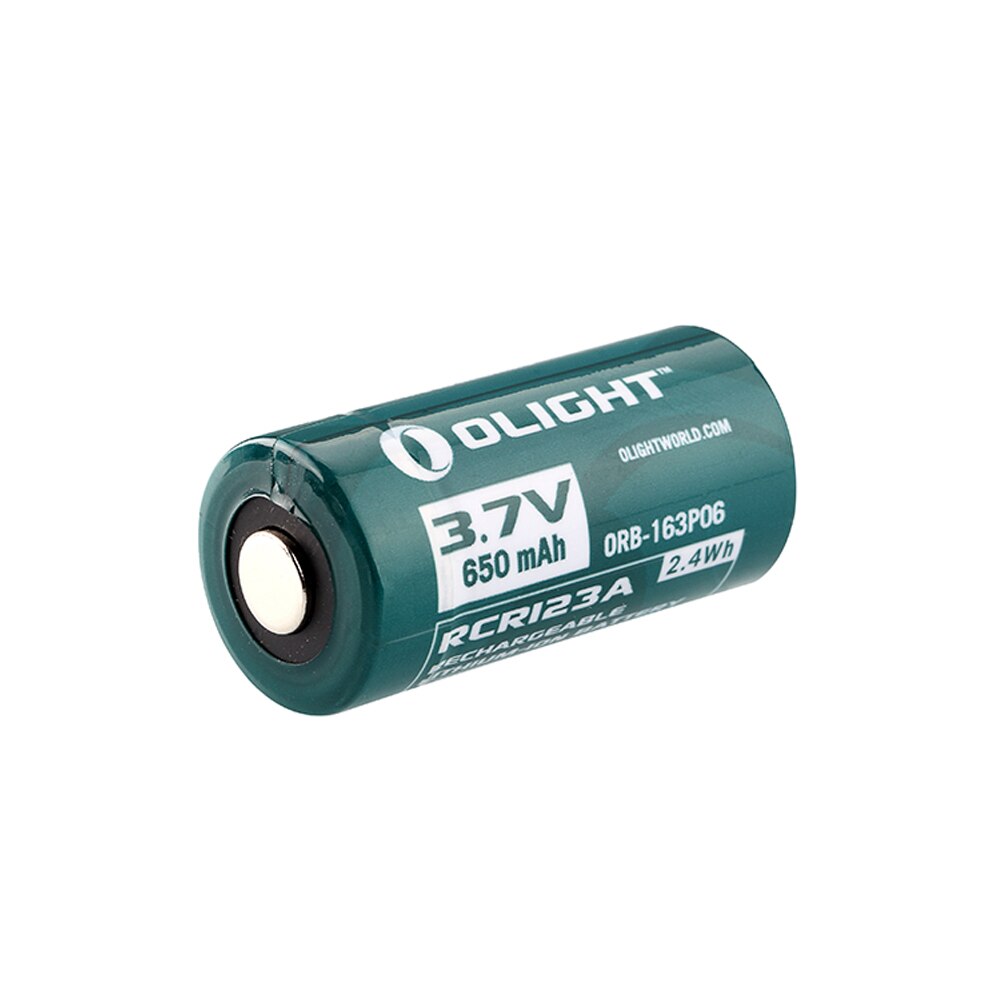 Pack 2 pilas recargable RCR123 3,7 V 650 mAh Olight - Verde Verde-2