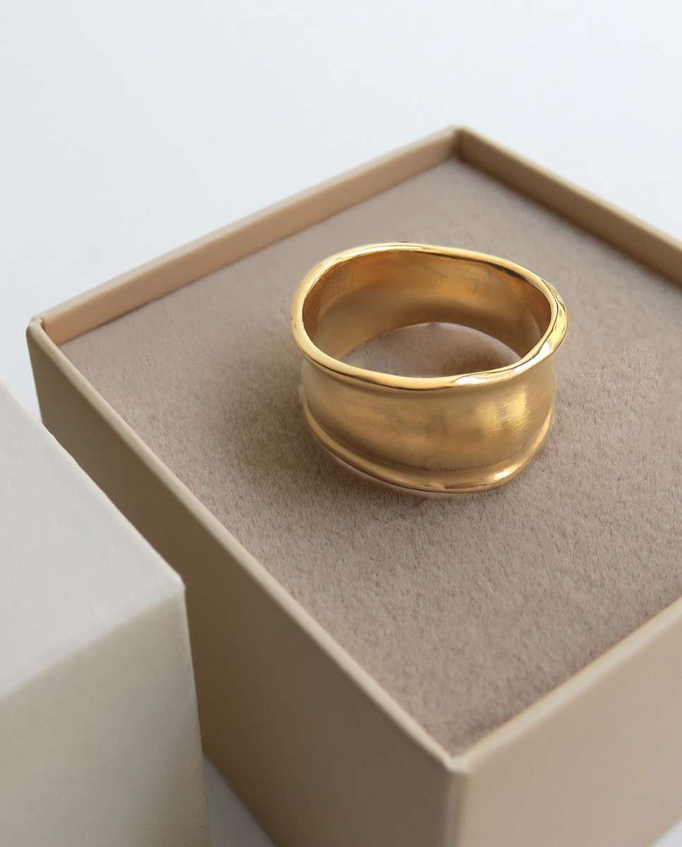 Anillo cala - Joidart - Dorado Dorado-4