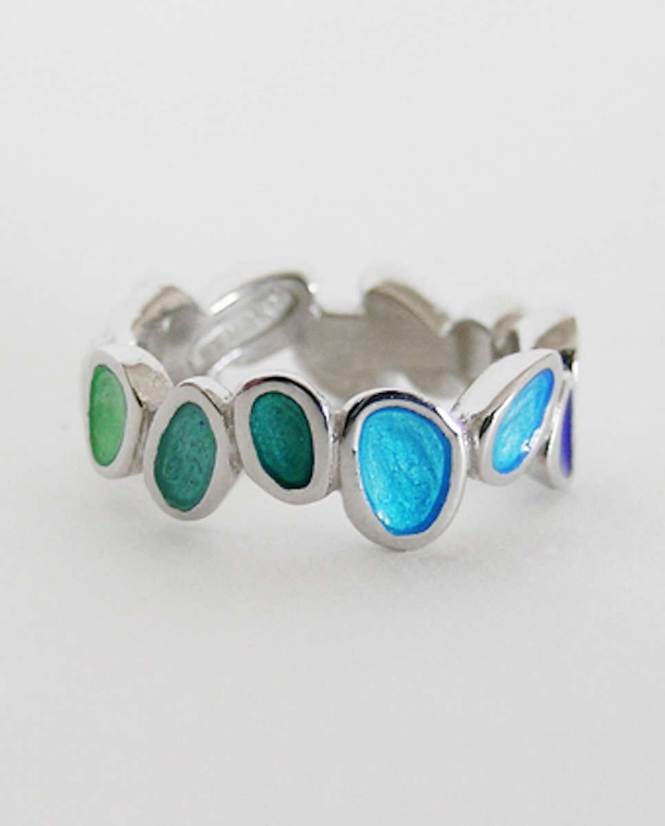 Anillo plateado gaudí jewelry fruits - Joidart - Azul Azul-3