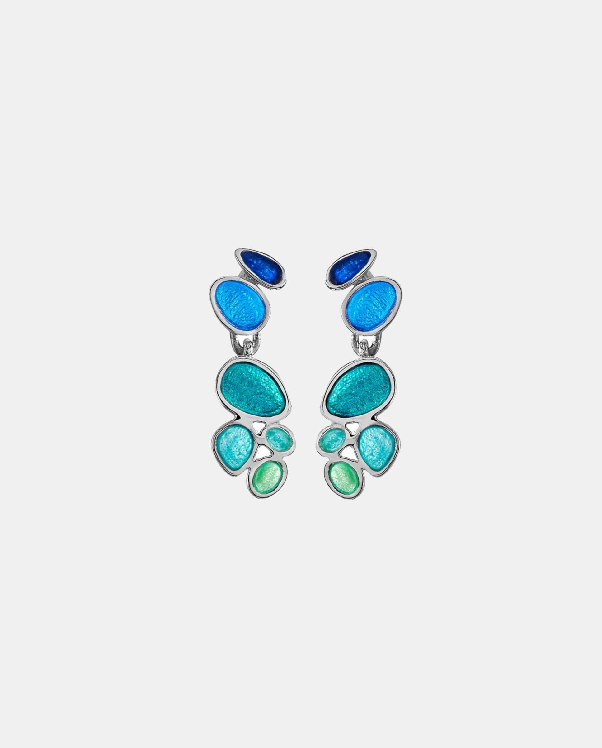 Imagen 0 de Pendientes plateados gaudí jewelry fruits Azul