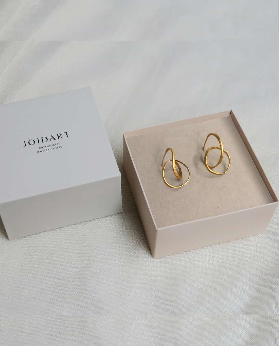 Pendientes medianos embolic dorados - Joidart - Dorado Dorado-4