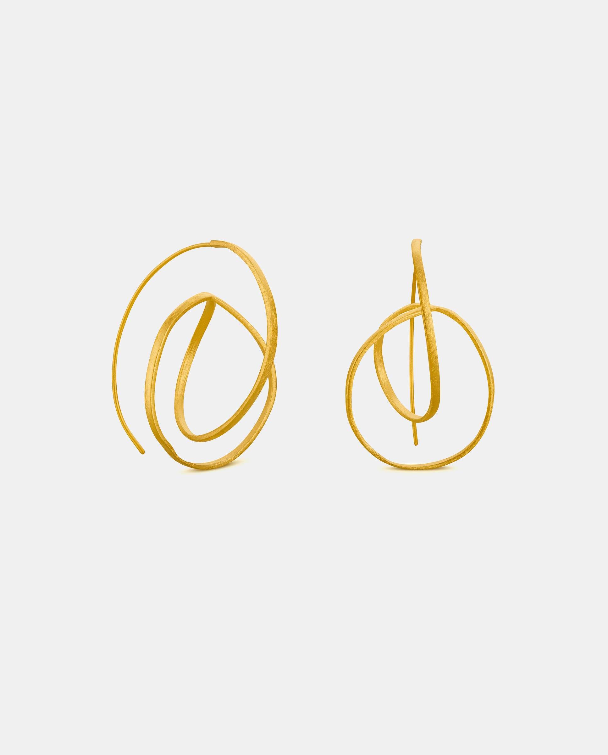 Imagen 1 de Pendientes grandes embolic dorados - Joidart - Dorado Dorado