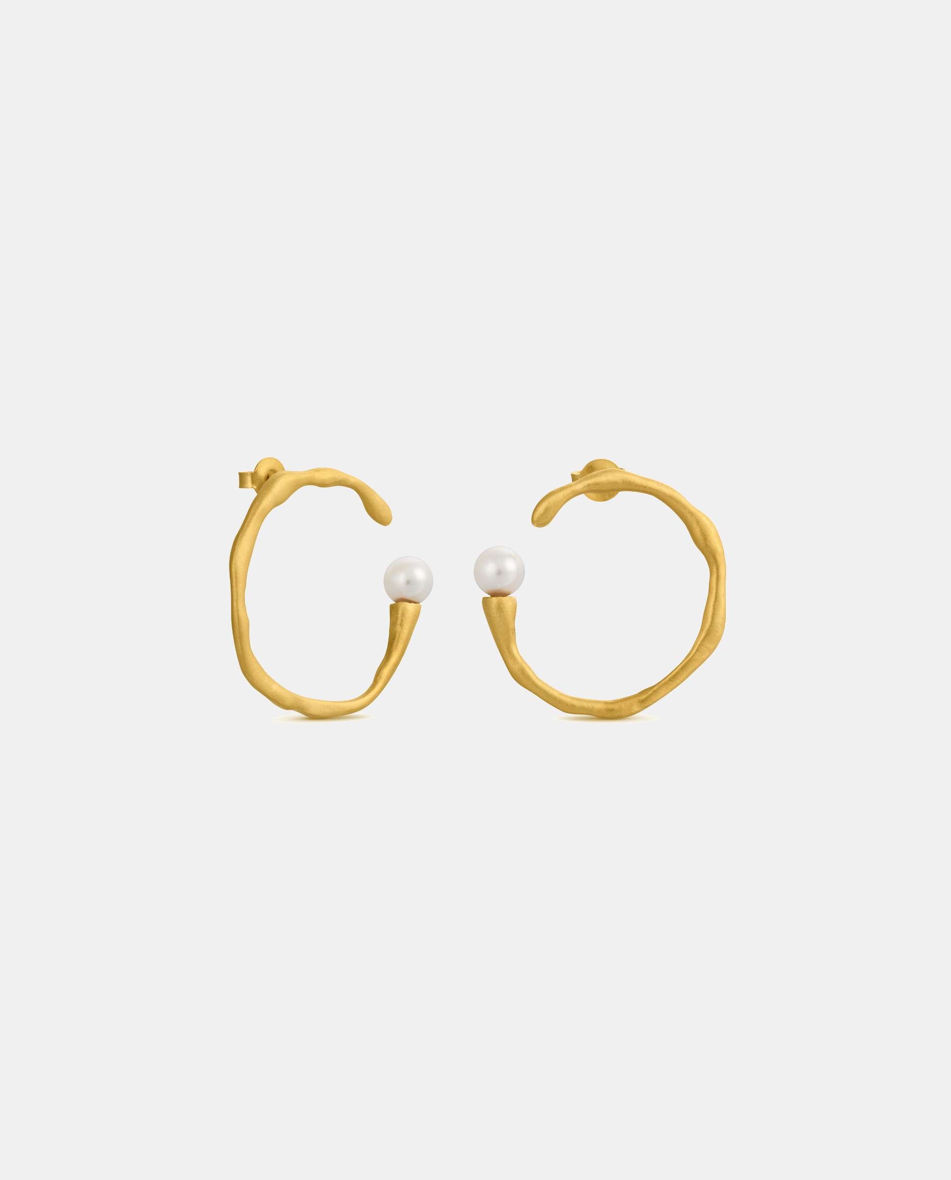 Pendientes circulares eclat - Joidart - Blanco Blanco-1